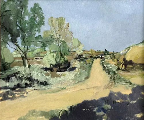 任傳文 《小路》 60x70cm 布面油畫 2008年
