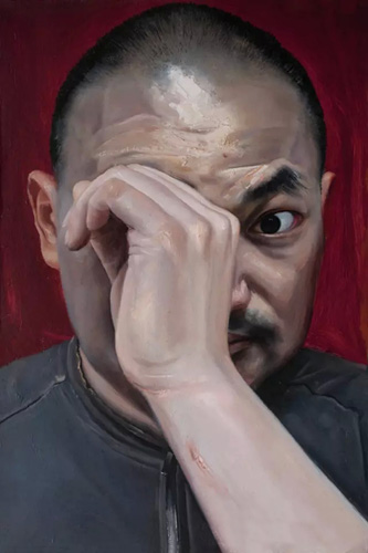 石良 《視》 40x60cm 布面油畫 2012